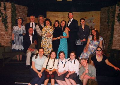 The cast of 'The Darling Buds of May' on set at the Broadbent Theatre, Wickenby, 11th March 2006