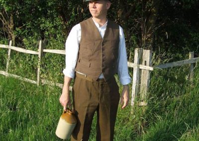 Loll (young Laurie Lee, played by Jez Ashberry) with cider