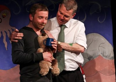 You stroke it and it provides emotional comfort - Thomas (Jez Ashberry) and Cooper (Philip Little)
